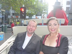 James and Dee in the carriage